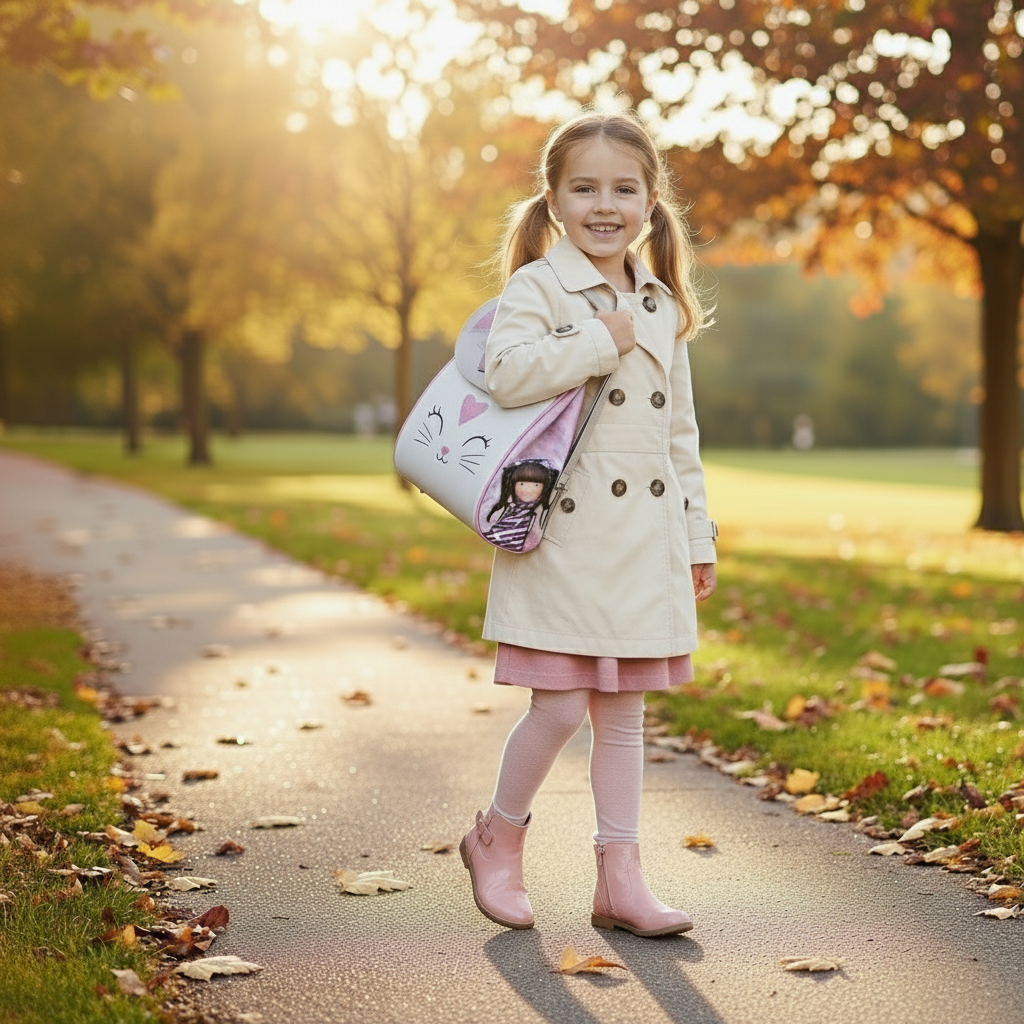 Rucsac fashion cu clapeta Gorjuss Ruby Wild