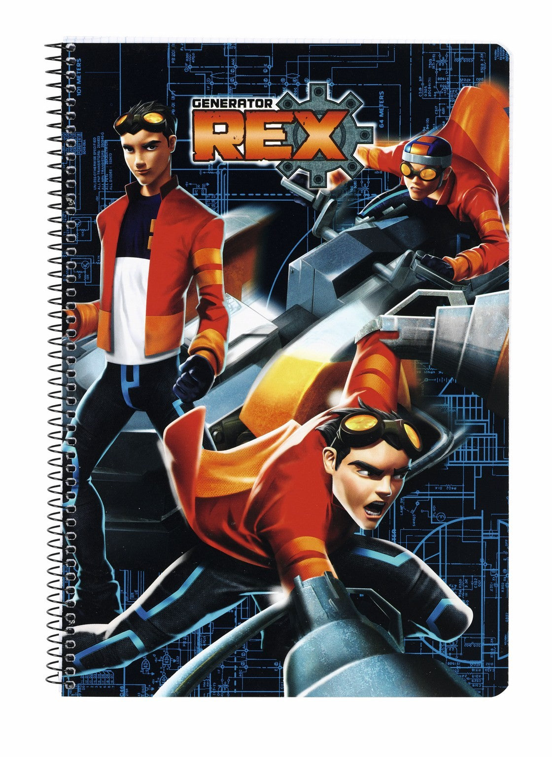 Caiet cu spira A4-80 de file matematica Generator Rex