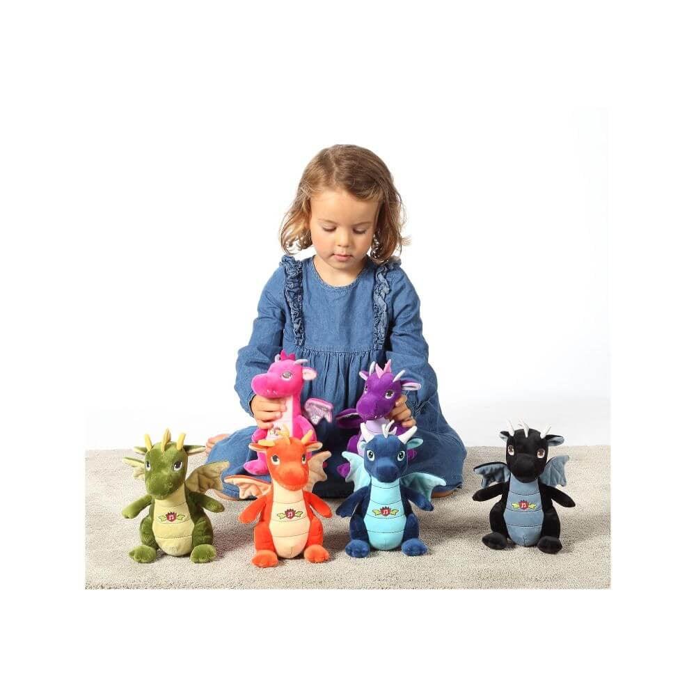 Dragon din plus colorat cu sunet - Nitzi.ro
