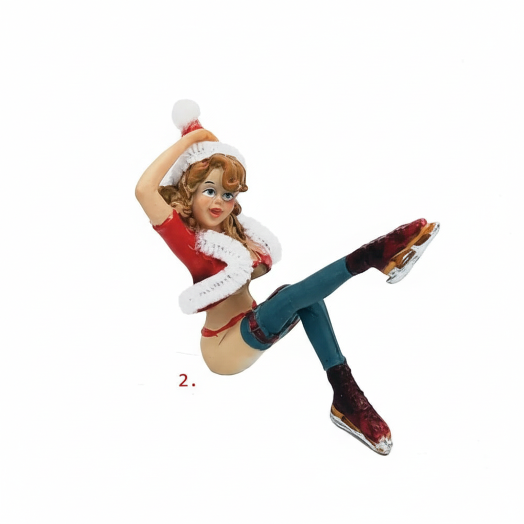 Ornament figurina Craciunite in zapada