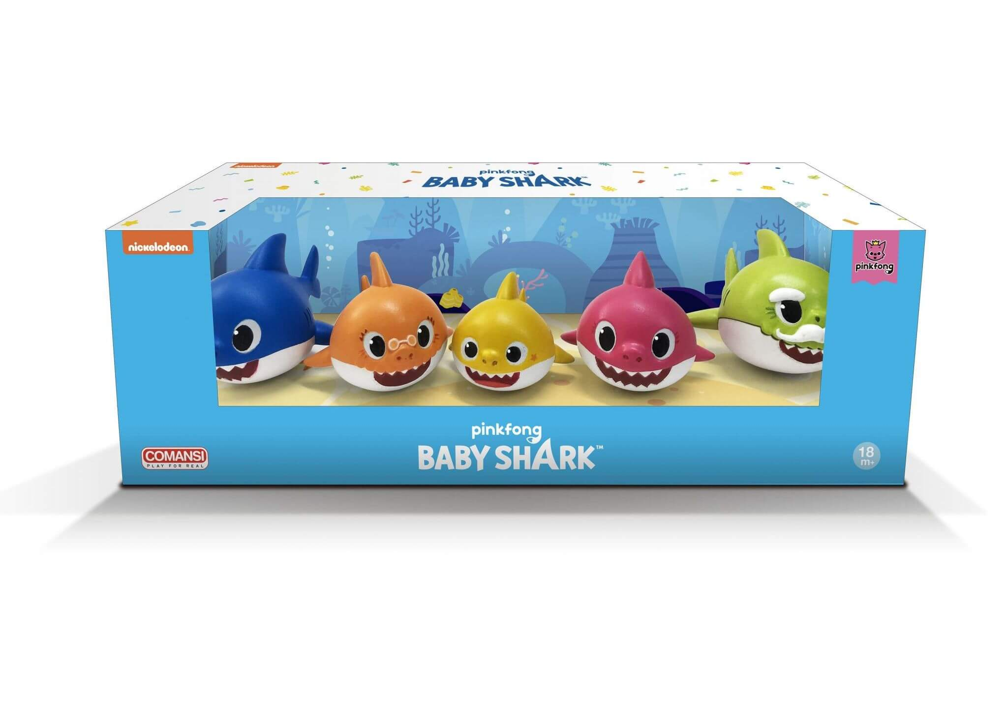 Set 5 Figurine Baby Shark