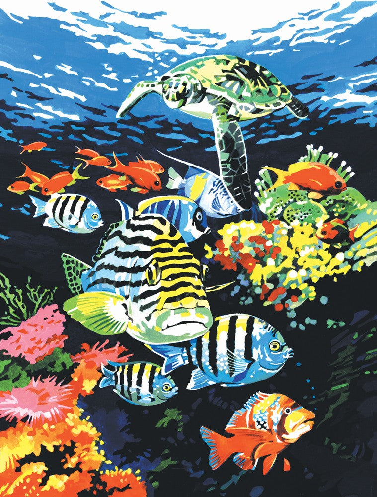Pictura pe panza 23x31x2.5 - Adancurile oceanului