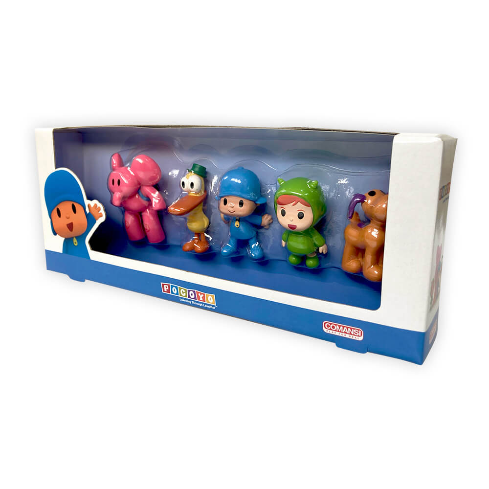 Set 5 Figurine Pocoyo