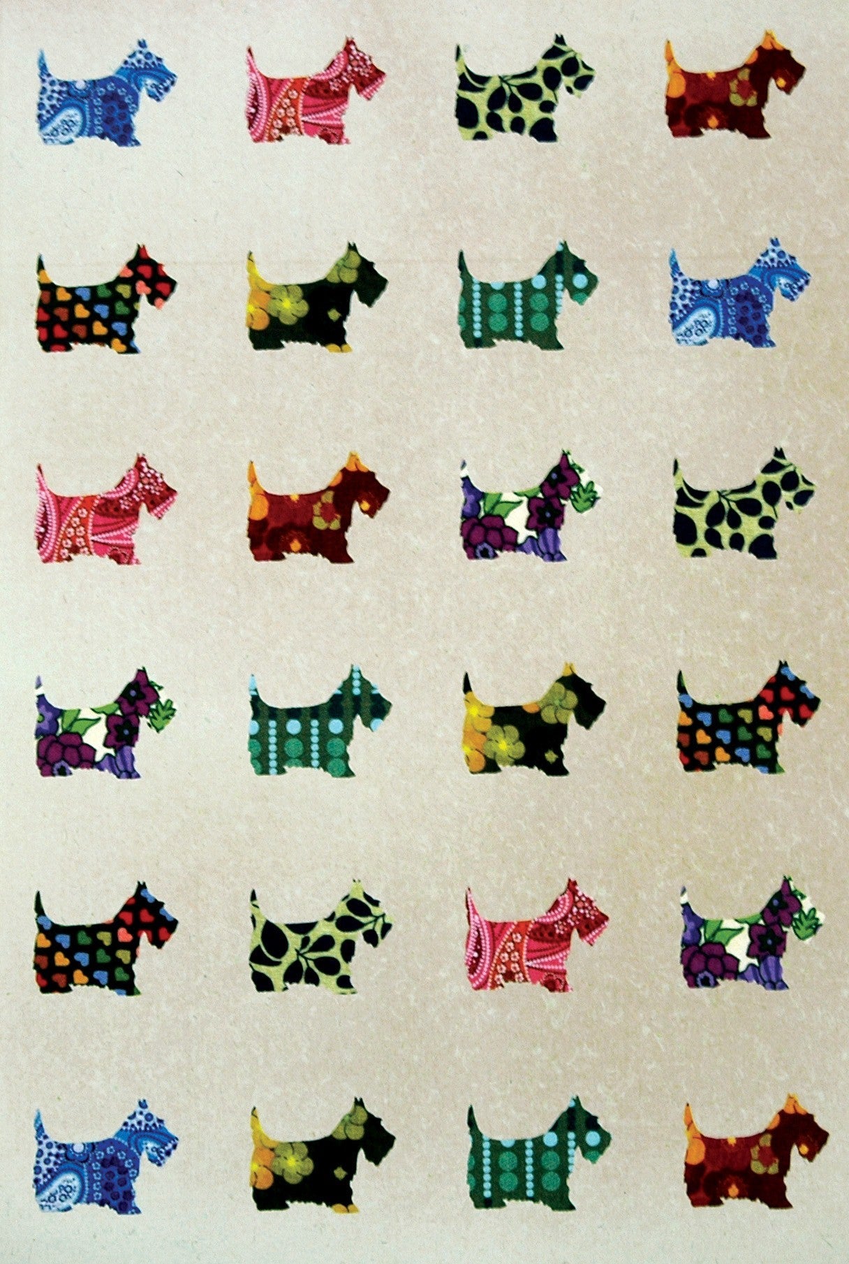 Caiet premium A5 Eclectic Scottie Dogs