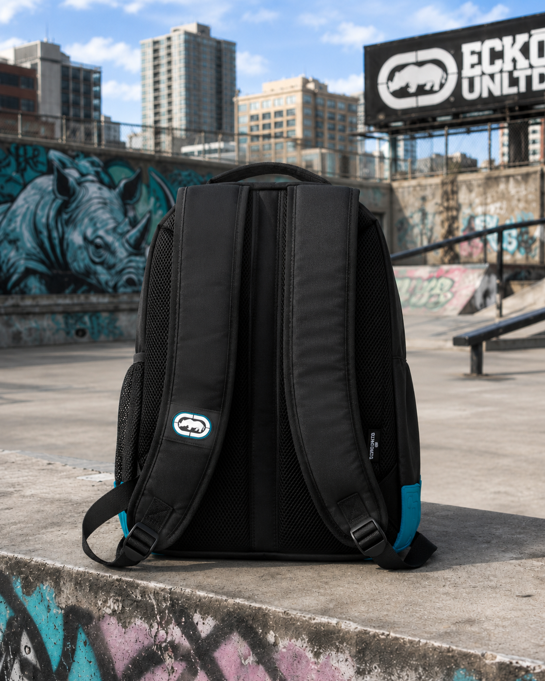 Rucsac scoala Ecko negru 42 cm