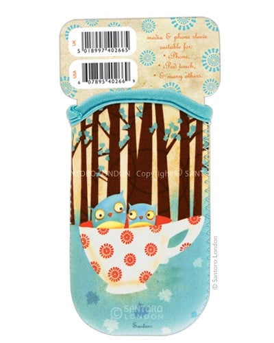 Husa telefon Eclectic -Cup of Owls  iPod / iPhone 4/4S