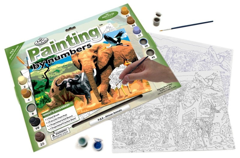 Pictura creativa pe numere avansati Africa