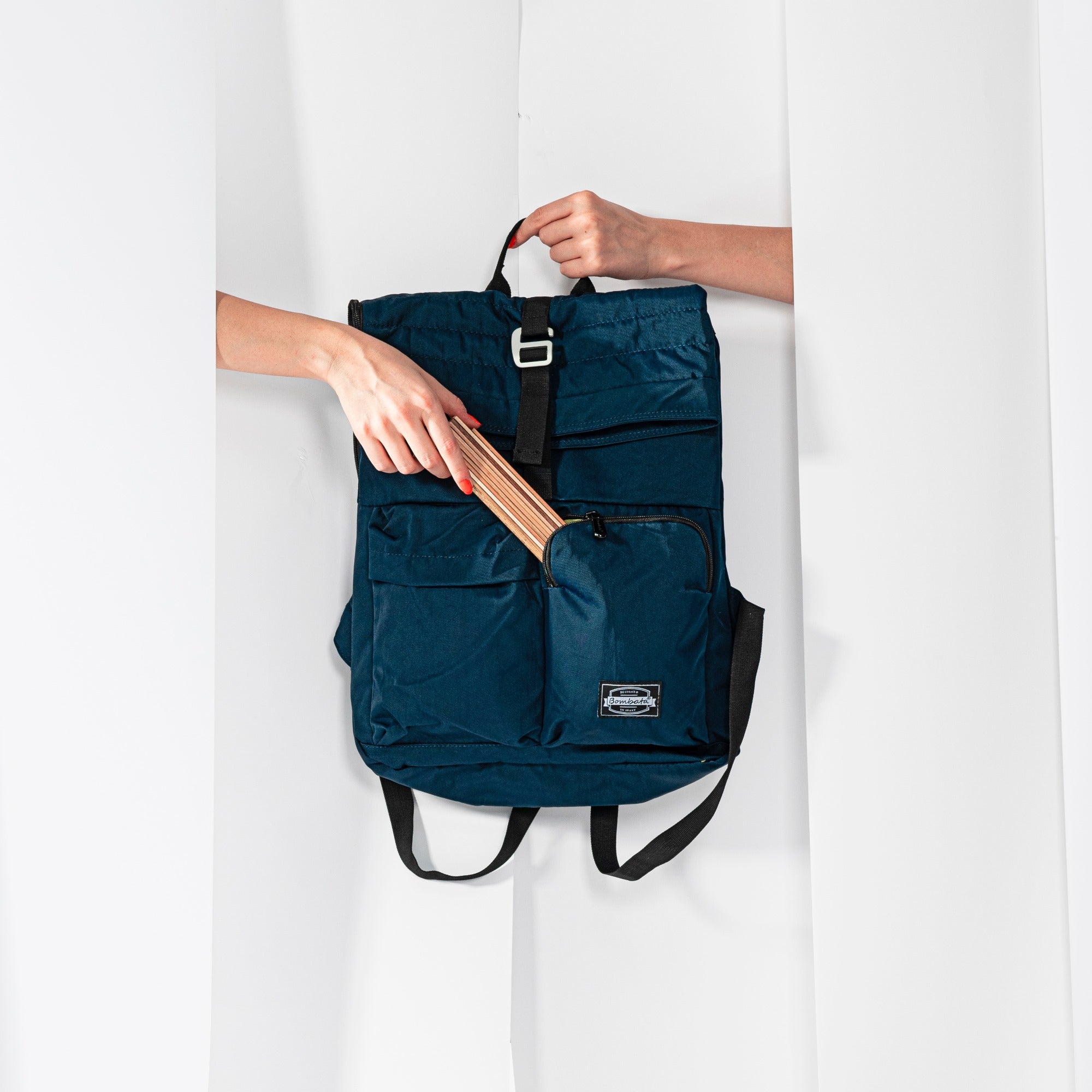 Rucsac laptop 15.6" Bombata Gabardina - Bleumarin