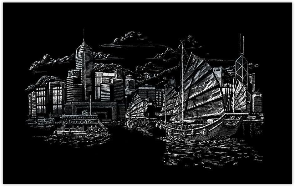 Set gravura - locuri celebre Hong Kong