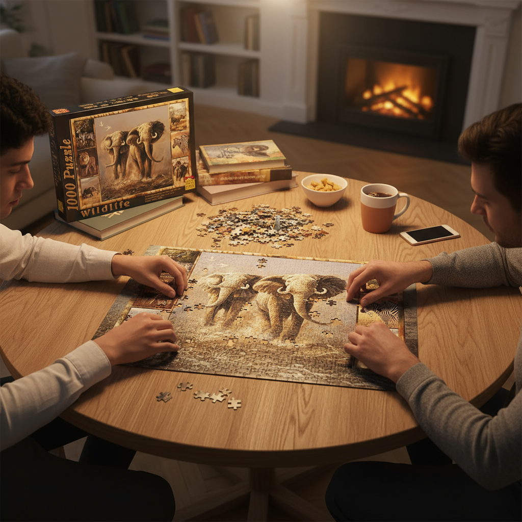 Puzzle Wildlife Elefant 1000 piese