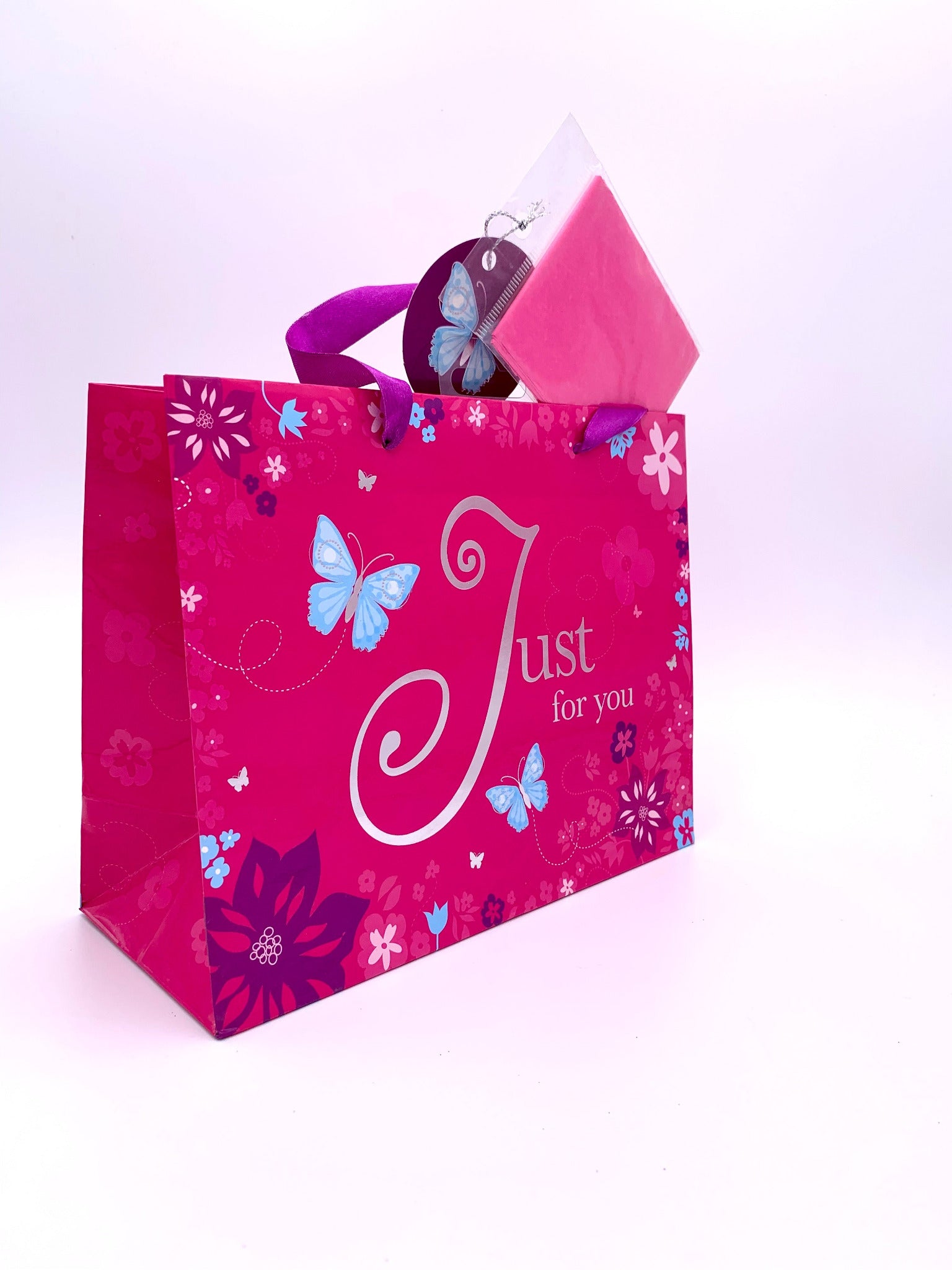 Punga pentru cadou medie Fluturi