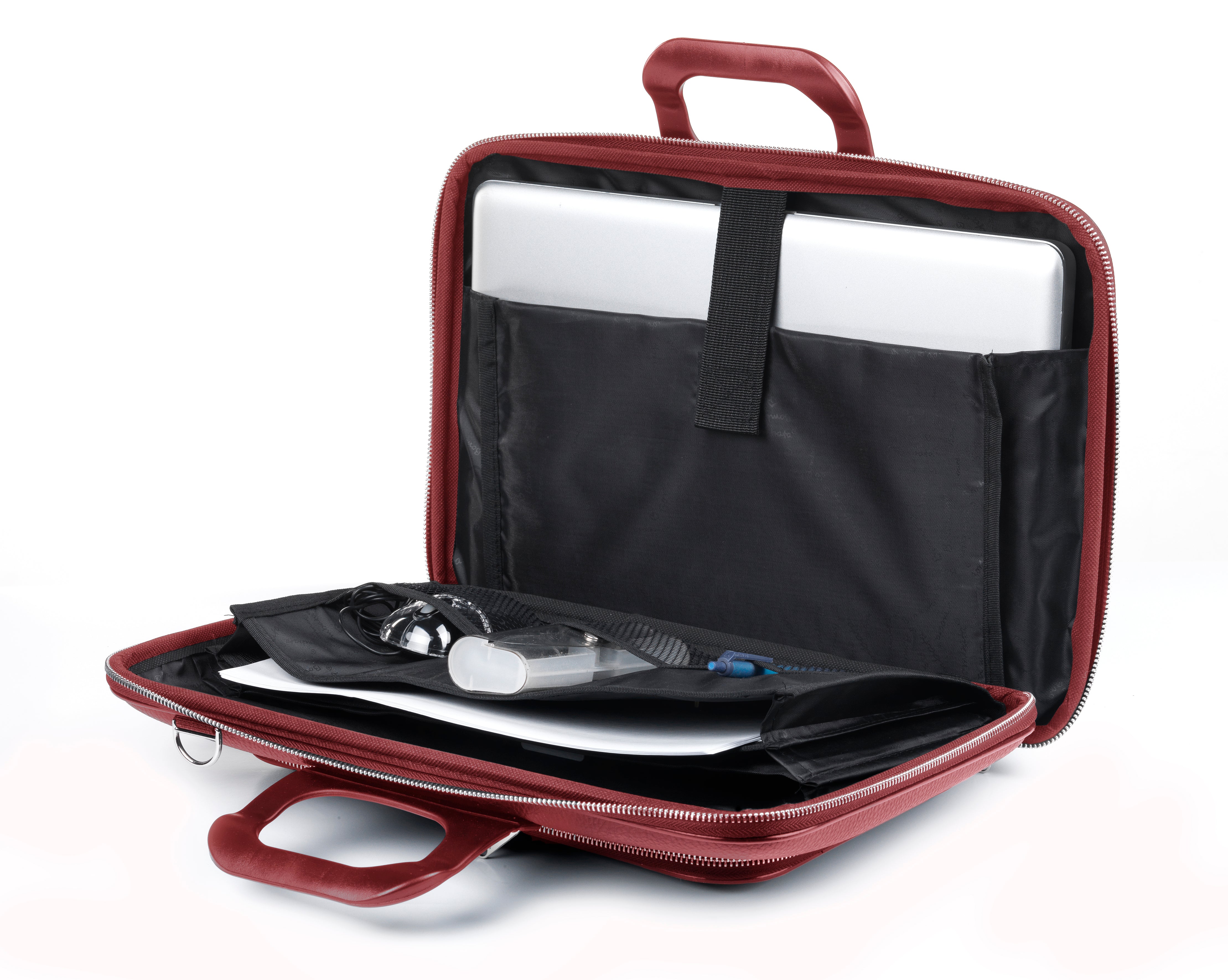Geanta lux business laptop 15.6 in Evolution-Grena