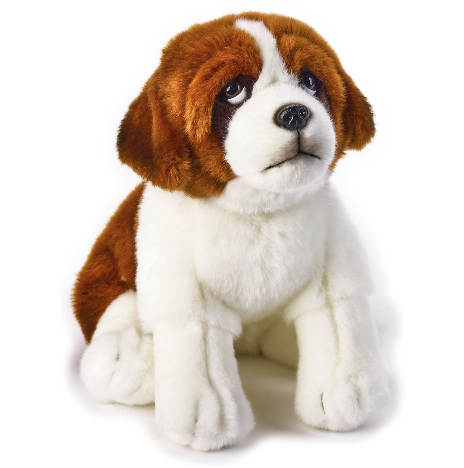 Jucărie copii Catel de plus Saint Bernard Berny 25 cm