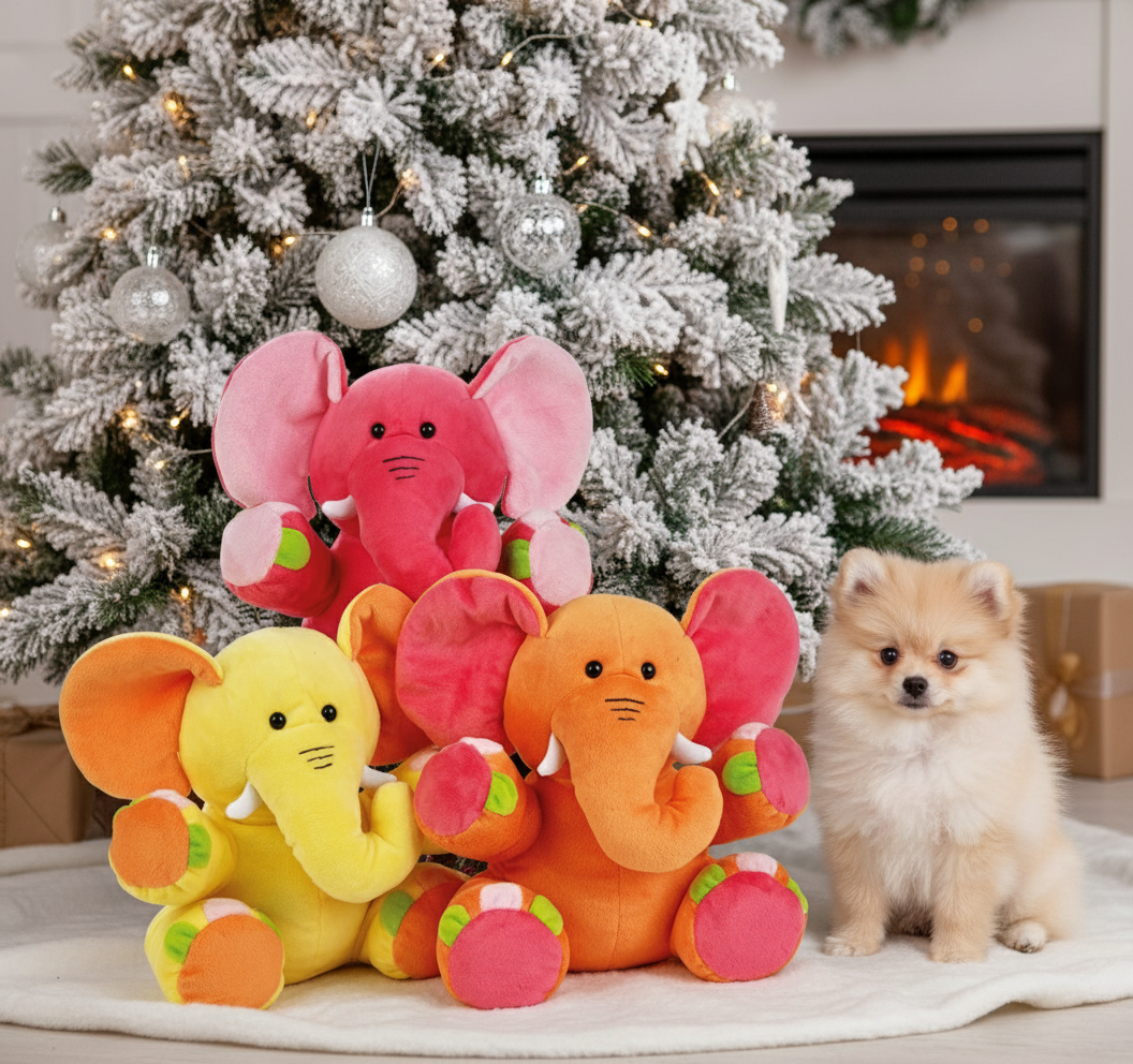 Elefantel de plus de 26 cm in trei variante de culoare