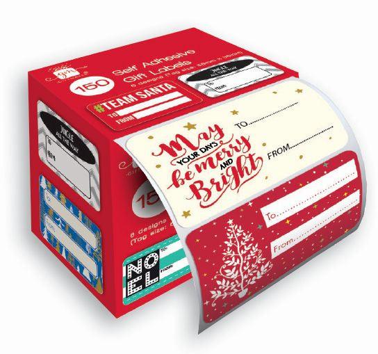 Etichete cadouri Merry Christmas 150 buc - Nitzi.ro