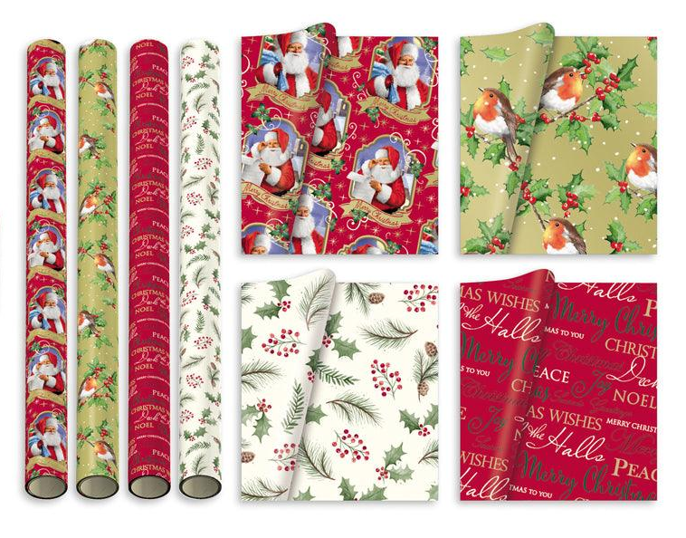 Alege dintre 4 modele de hartie de impachetat super fina in care sa-ti imachetezi cadourile de iarnă