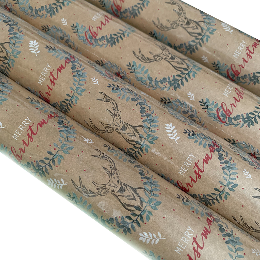 Hartie de impachetat cadouri Tom Smith Merry Christmas rola de 4 m