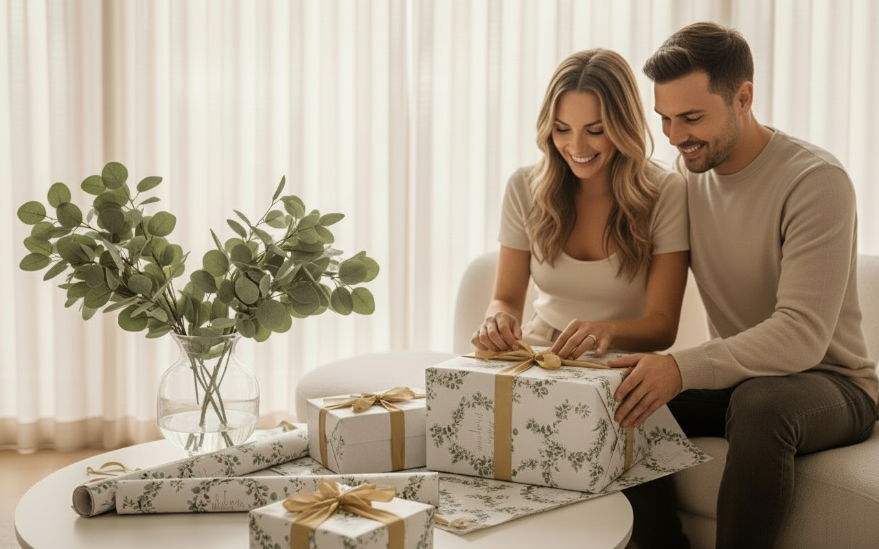 Hartie de impachetat model Tom Smith Merry Christmas 4 m