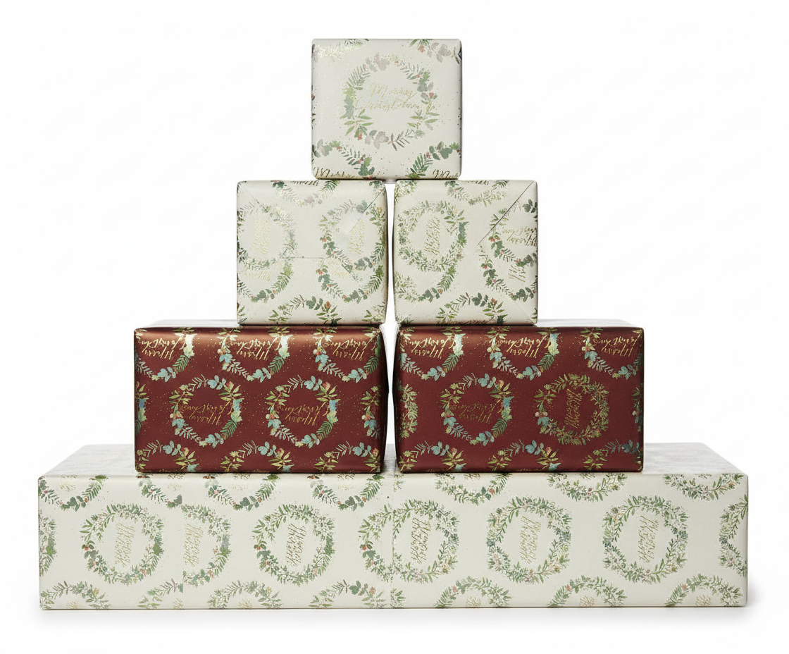 Hartie de impachetat model Tom Smith Merry Christmas 4 m