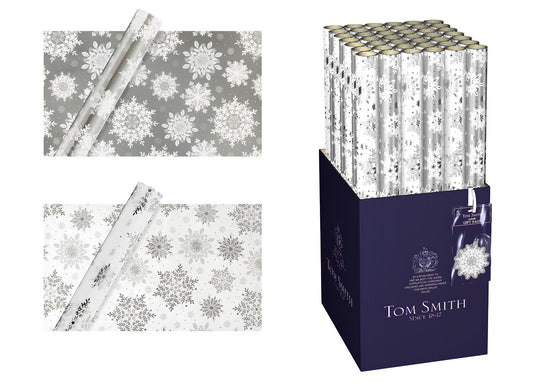 Hartie de impachetat model Tom Smith Ice Sparkle 4 m - Nitzi.ro
