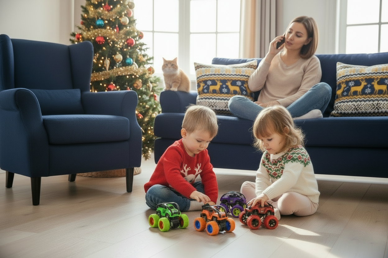 Masinuta Monster Bigfoot 360 grade portocalie