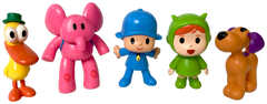 Set 5 Figurine Pocoyo