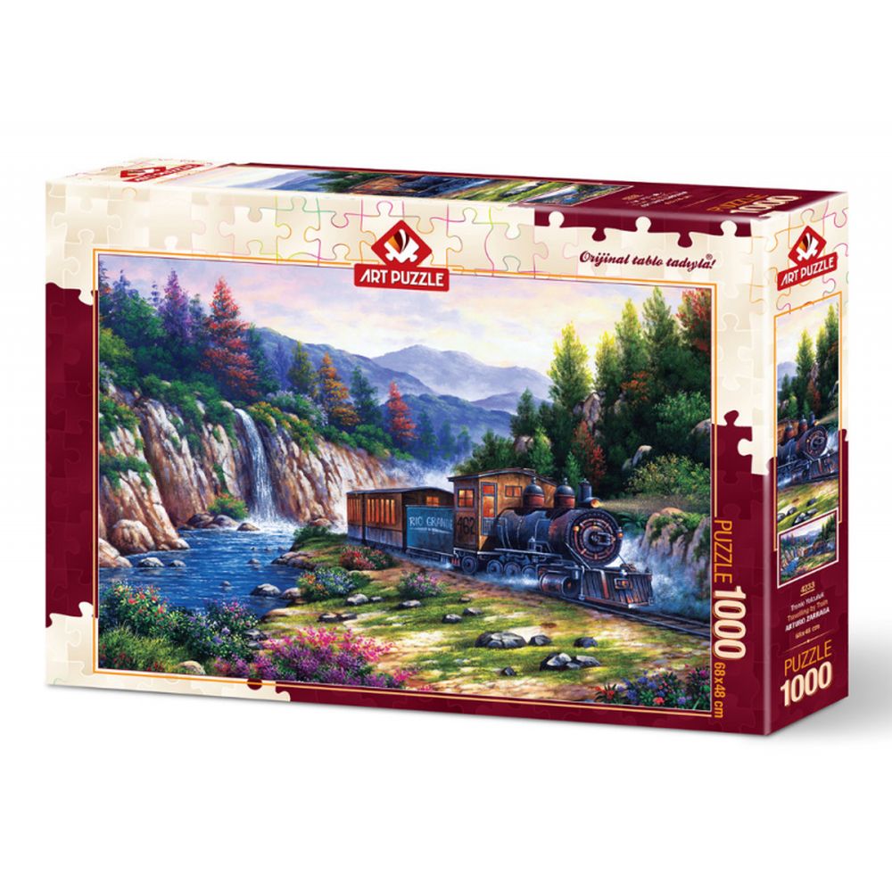 Puzzle 1000 piese Travelling By Train Arturo Zarraga - Nitzi.ro