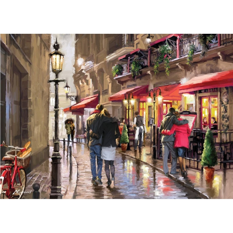 Puzzle 1500 piese Nightime Cafe Richard Macneil