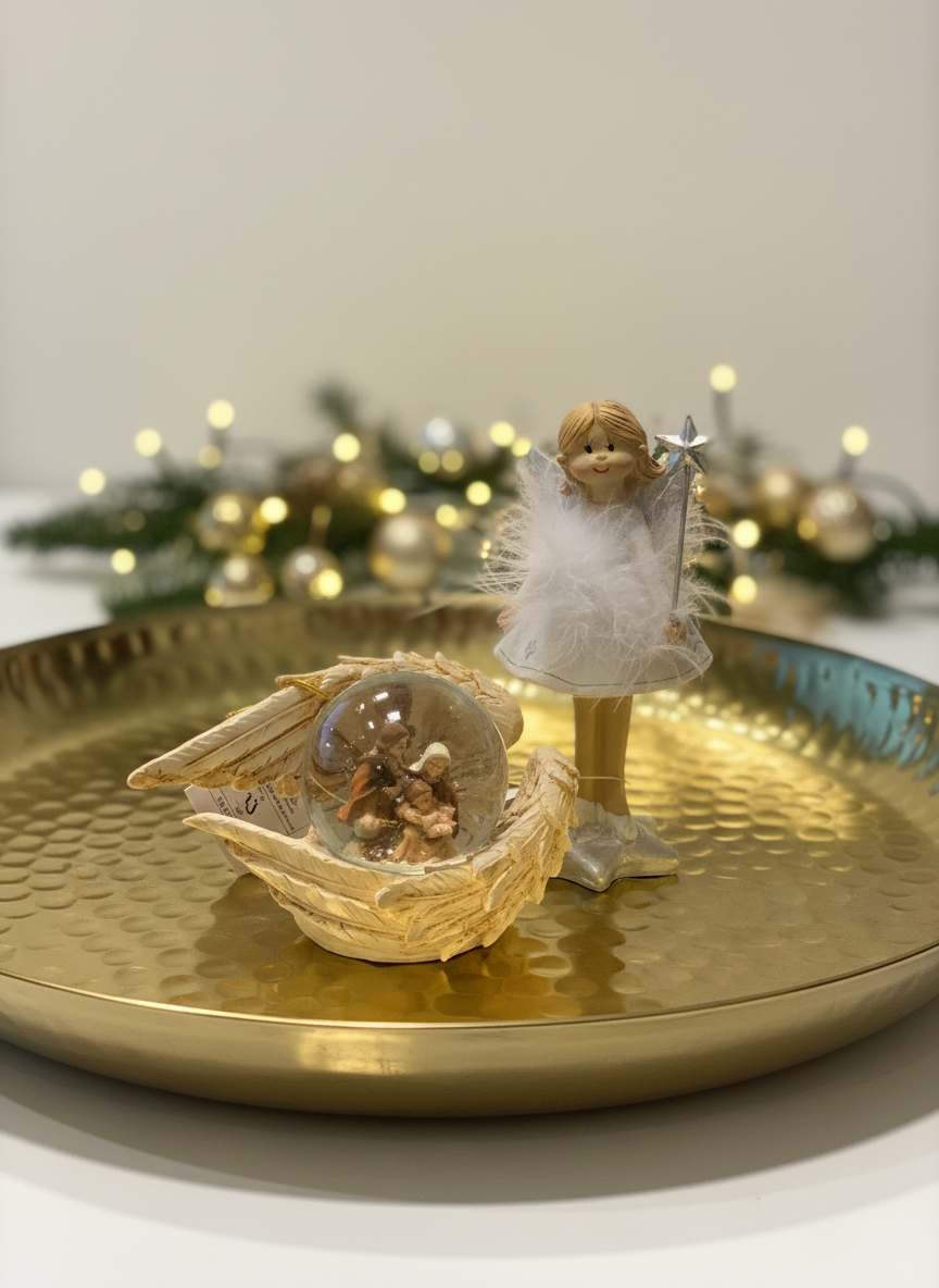 Glob decorativ Nasterea Domnului Iisus 10 cm