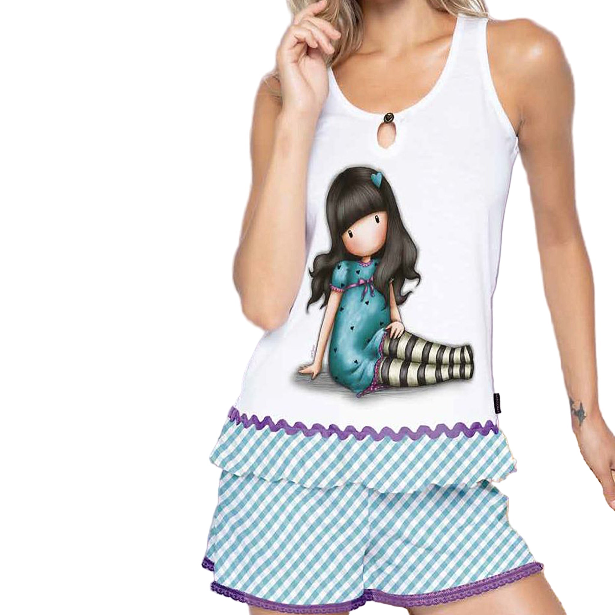 PIJAMA femei santoro Sitting Pretty BBC ambalata premium
