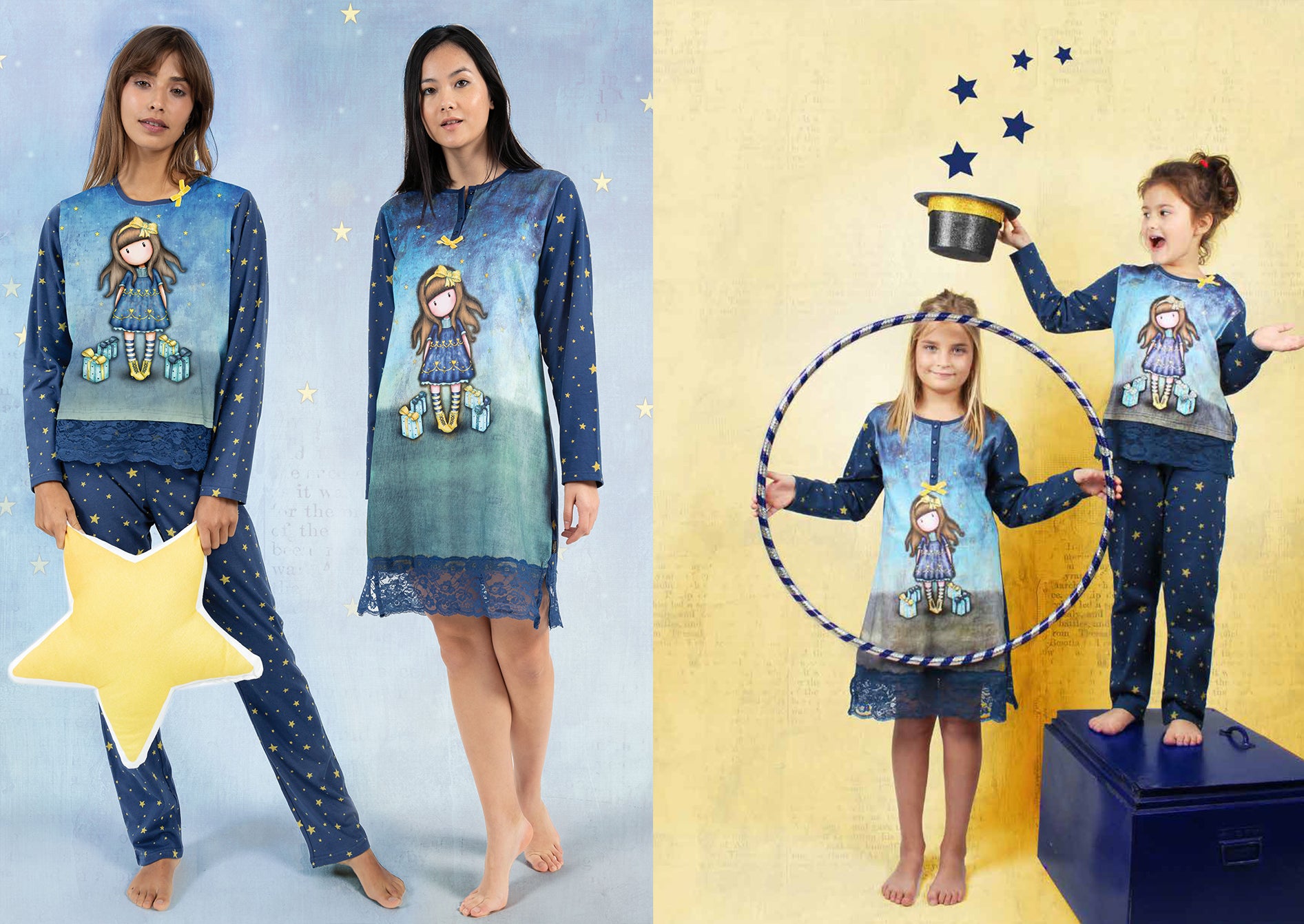 Pijama copii Gorjuss Just Because