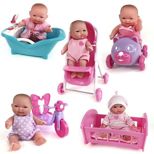 Papusa Bebe micuti cu diferite accesorii - Nitzi.ro