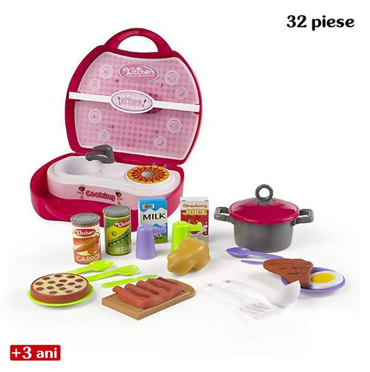 Jucarie de rol Gentuta cu set de bucatarie - Nitzi.ro