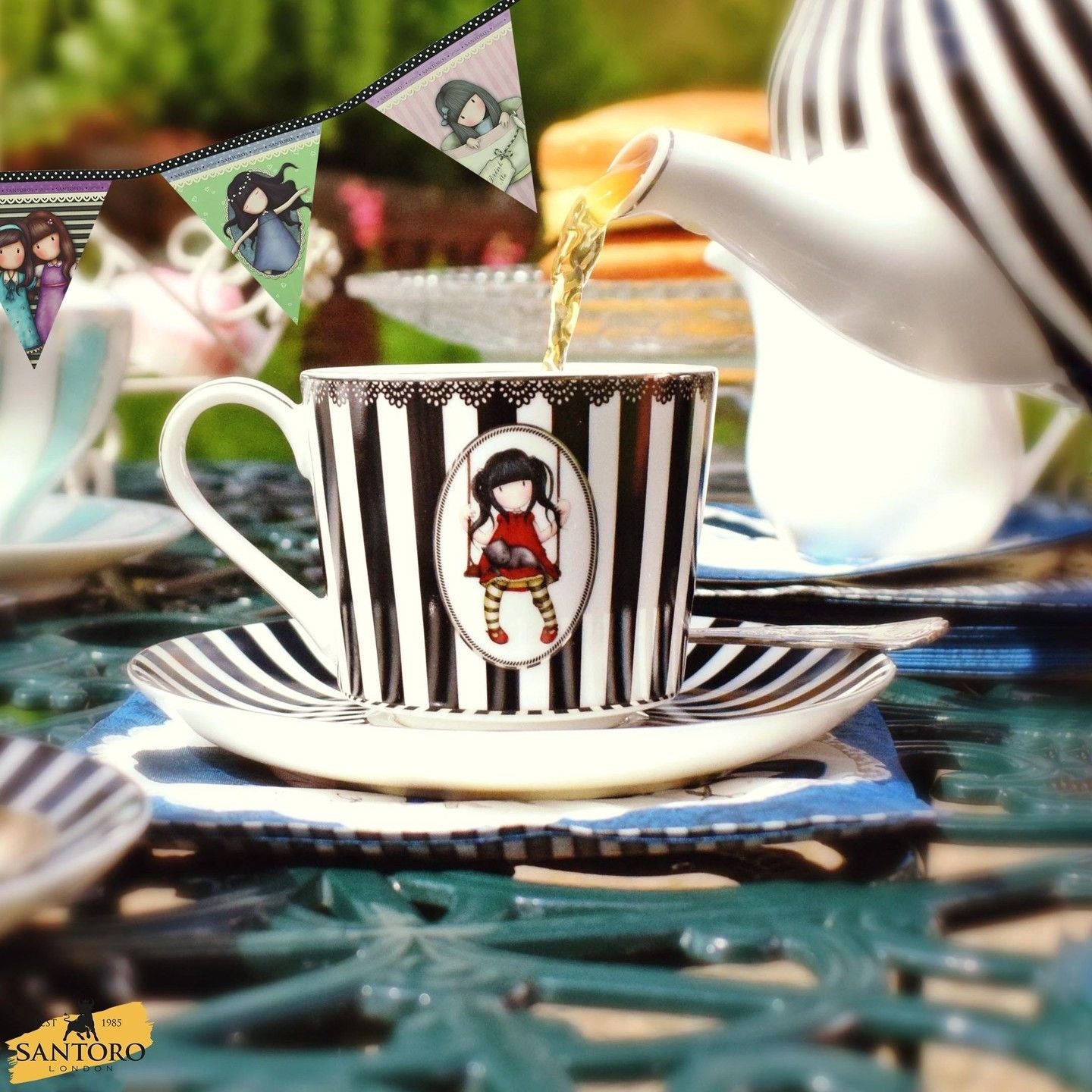 Cescute cu farfurioara Gorjuss Ladybird/Ruby