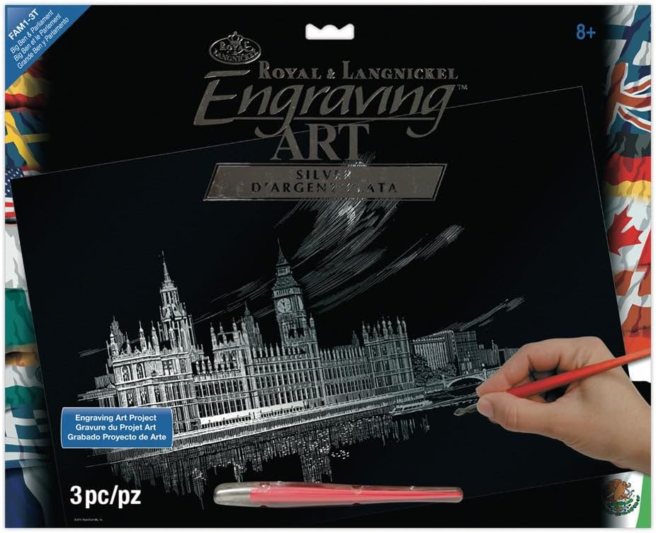 Set gravura Big Ben & Parlamentul UK
