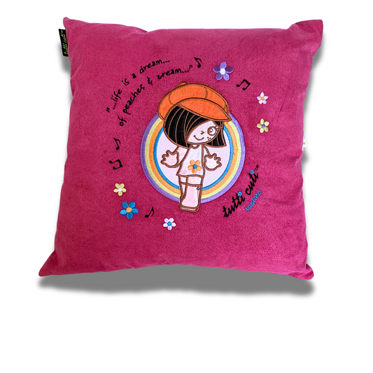 Fata de perna decorativa Tutti Cuti fucsia