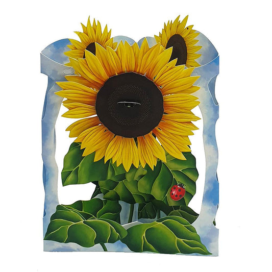 Felicitare 3D Floarea soarelui - Nitzi.ro