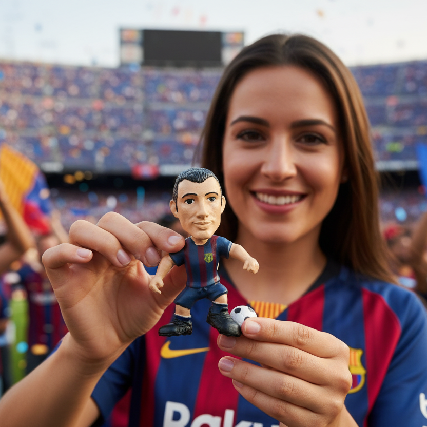 figurina fc barcelona mascheran
