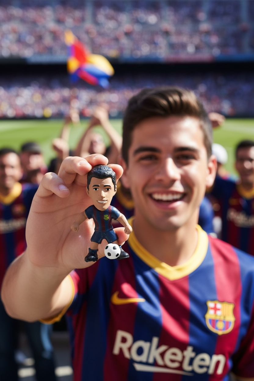 figurina FC barcelona suarez