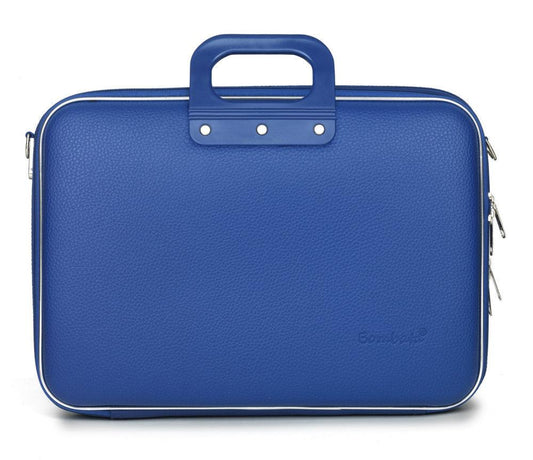 Geanta laptop 15,6 in Business Classic albastru cobalt - Nitzi.ro