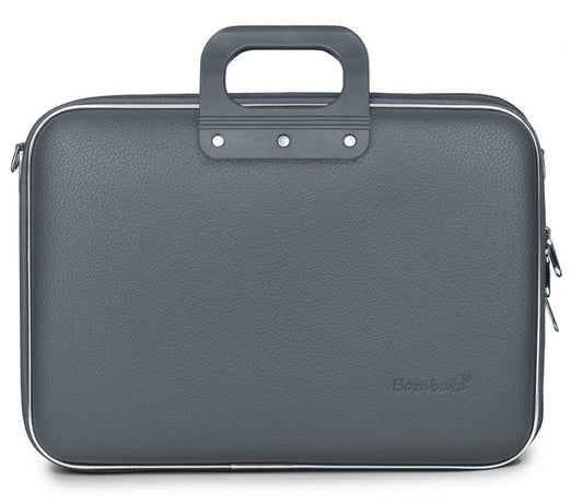 Geanta laptop 15,6 in Business Classic gri inchis - Nitzi.ro