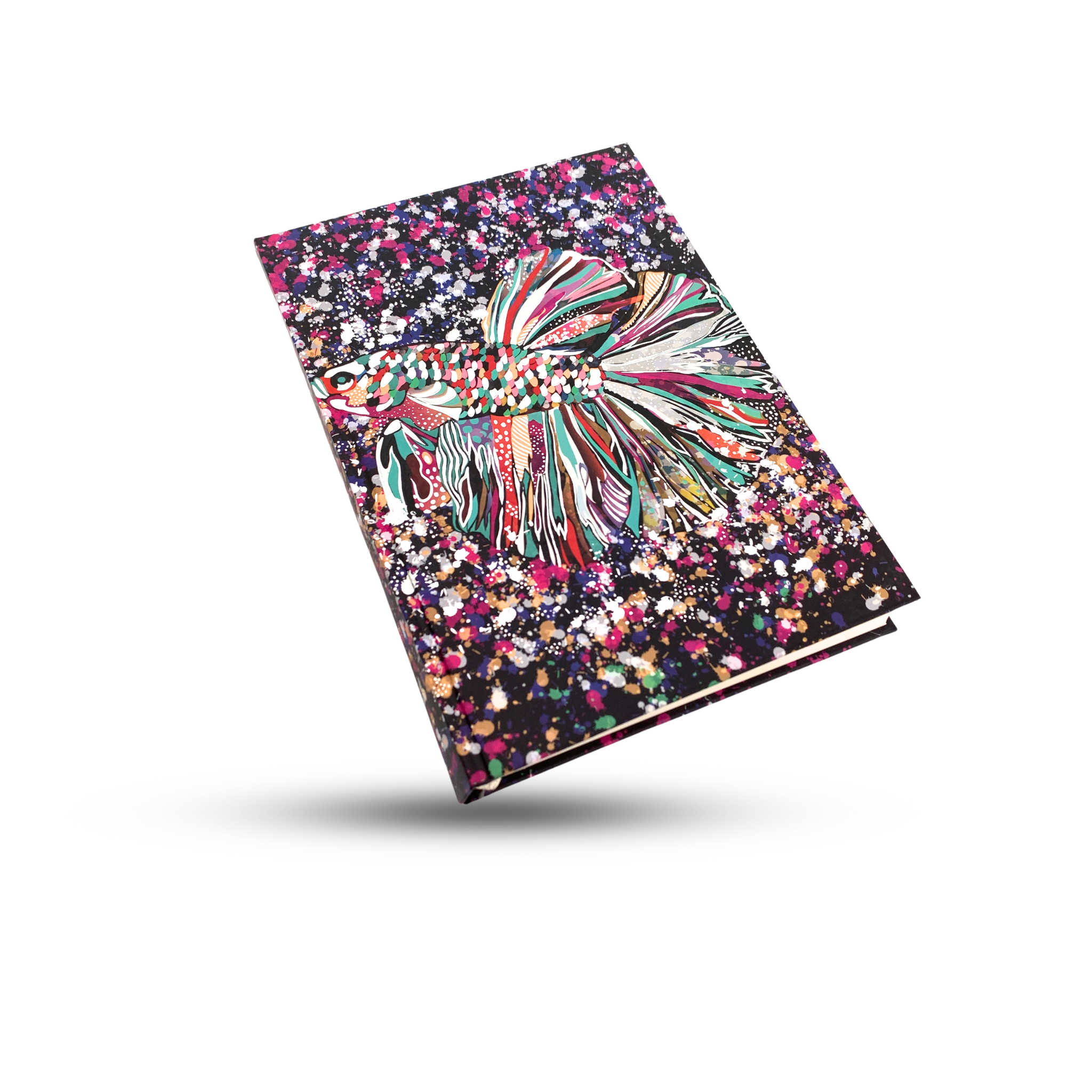 Agenda Goldbuch A5 cu efect special Pestele floare