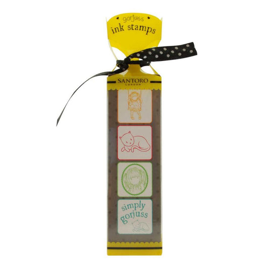 Set stampile Santoro Gorjuss Ruby (Yellow) - Nitzi.ro
