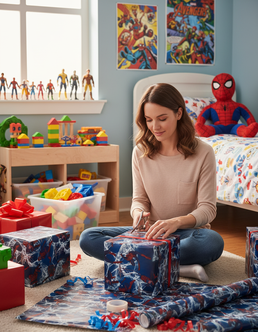 Hartie pentru cadouri Spiderman 200 x 70 cm