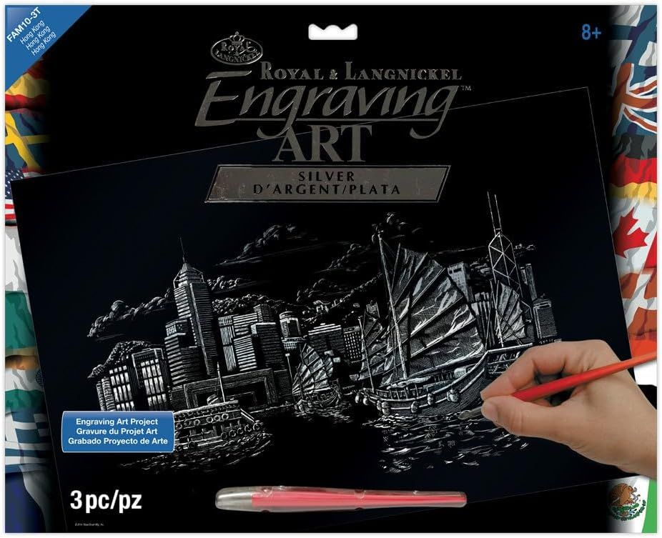 Set gravura - locuri celebre Hong Kong