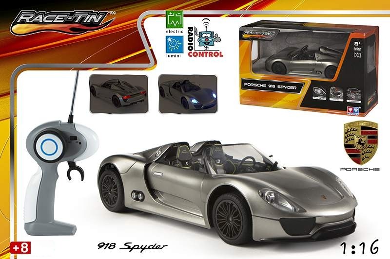 Jucarie masina Porsche 918 Spyder Concept cu radiocomanda 1:16