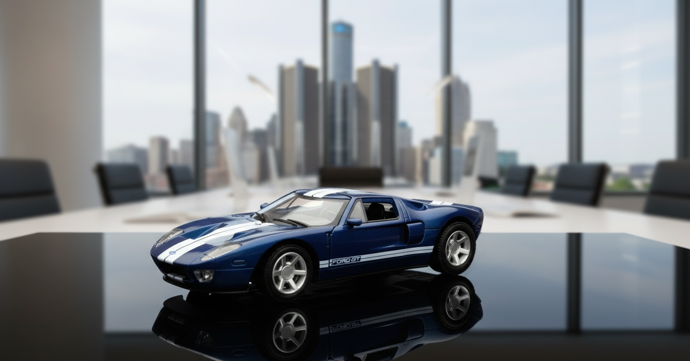 Masinuta diecast Ford GT 2005, scara 1:32