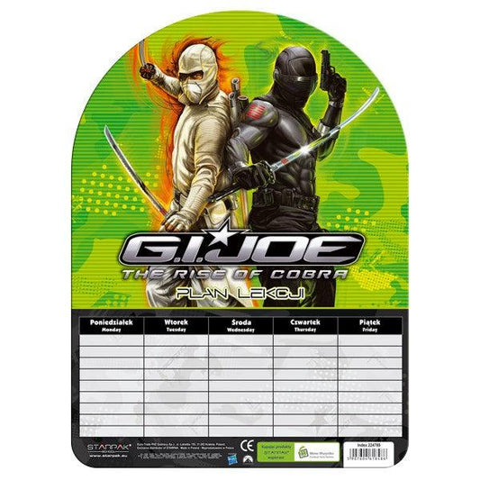 Orar scolar A5 G.I.Joe - Nitzi.ro