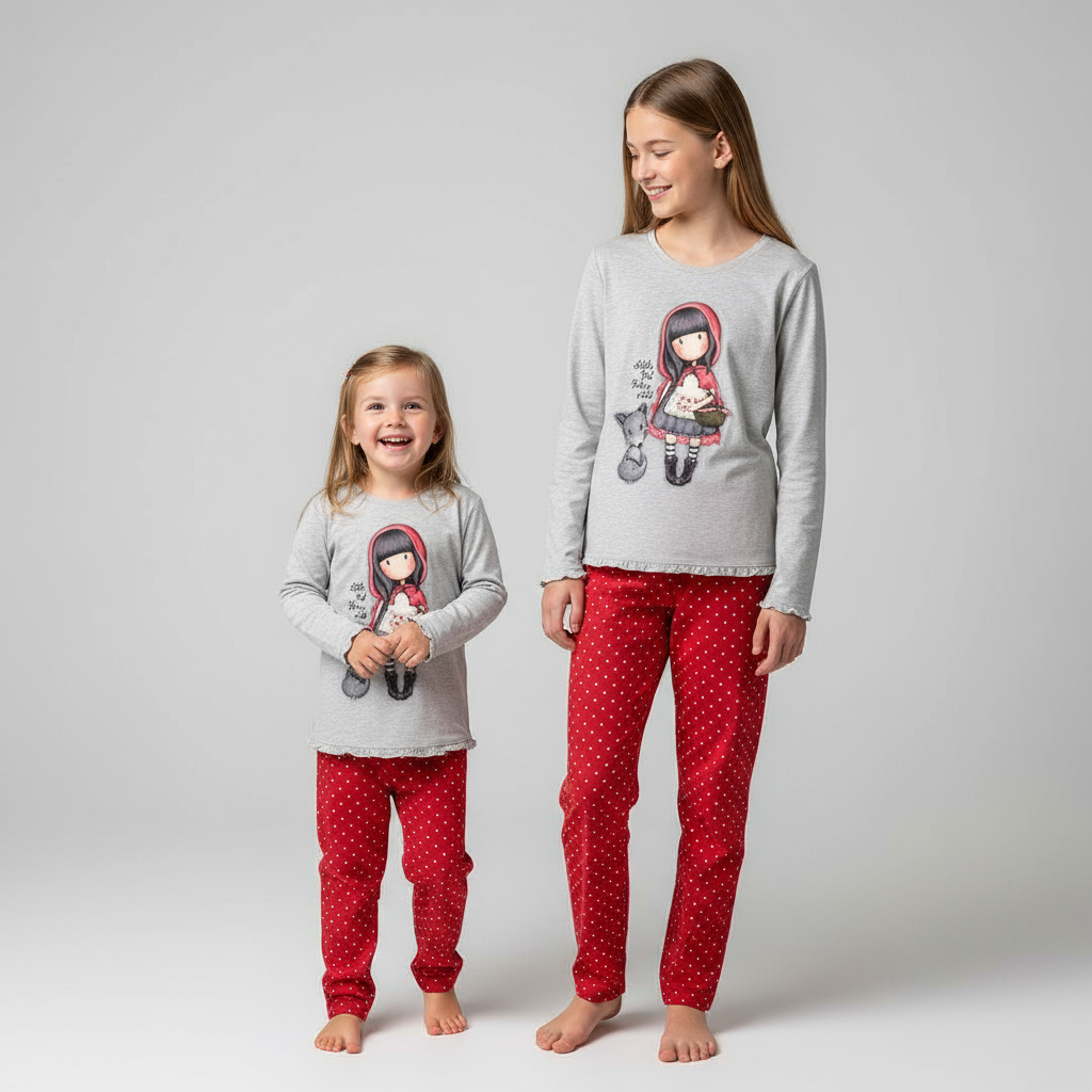 Pijama pentru copii Gorjuss Little Red Riding Hood