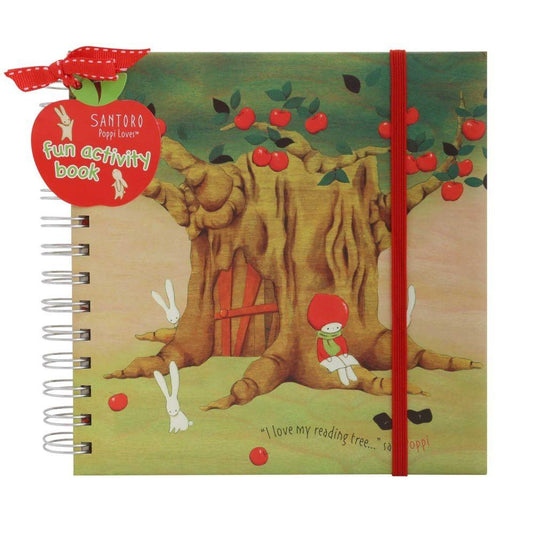 Carte activitati Santoro Poppi Love Apple Tree - Nitzi.ro